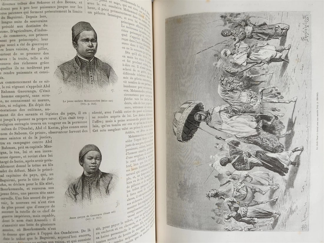 1880 HISTORY of VOYAGES ILLUSTRATED antique S. AMERICA ALGERIA SUMATRA AFRICA - 14