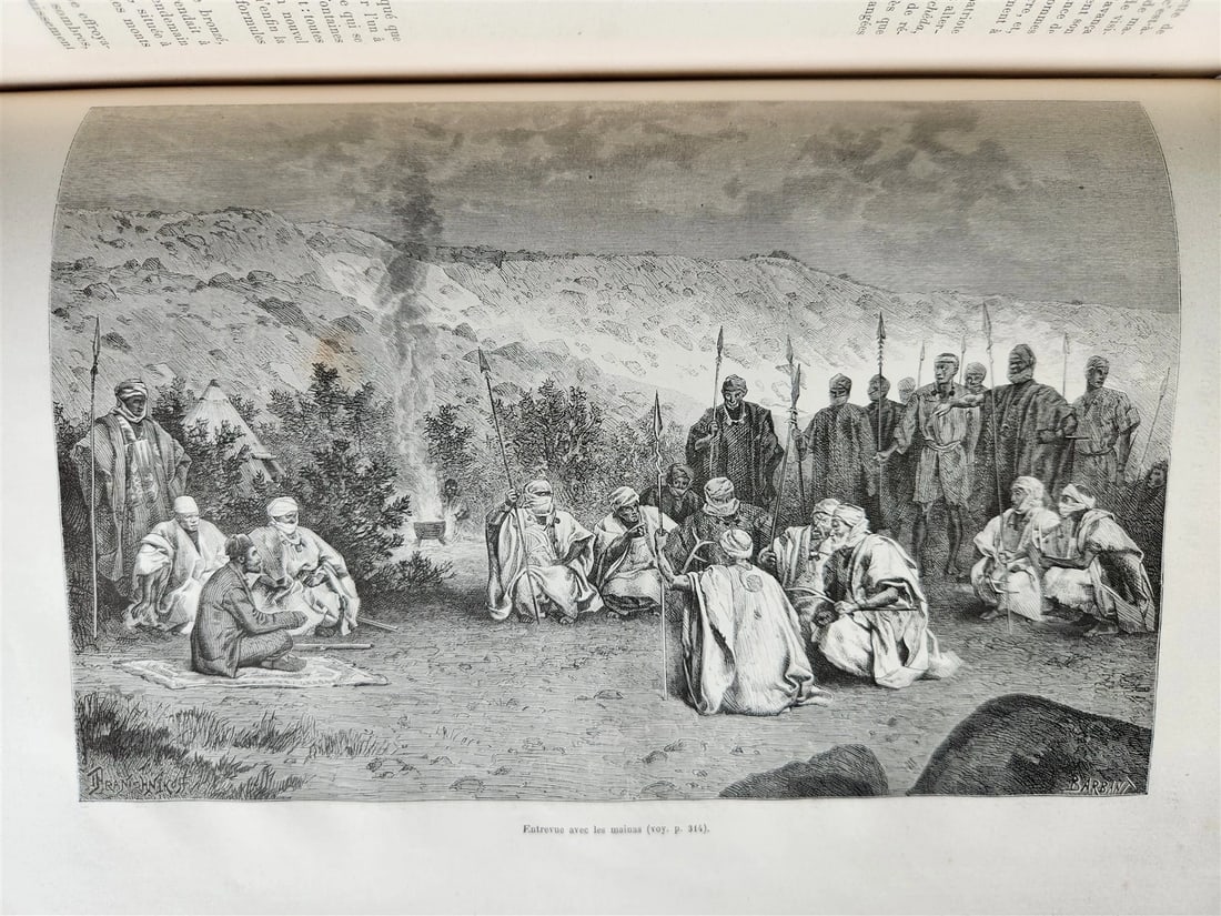 1880 HISTORY of VOYAGES ILLUSTRATED antique S. AMERICA ALGERIA SUMATRA AFRICA - 17