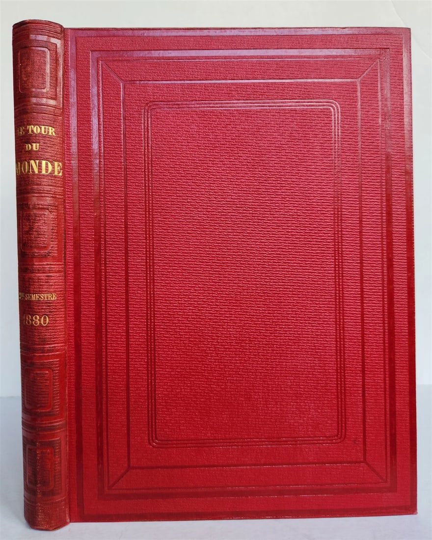 1880 HISTORY of VOYAGES ILLUSTRATED antique S. AMERICA ALGERIA SUMATRA AFRICA - 3