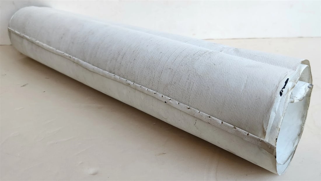 TORAH SCROLL FRAGMENT MANUSCRIPT on VELLUM antique BIBLE LEVITICUS 16:12 - 23:40 - 3