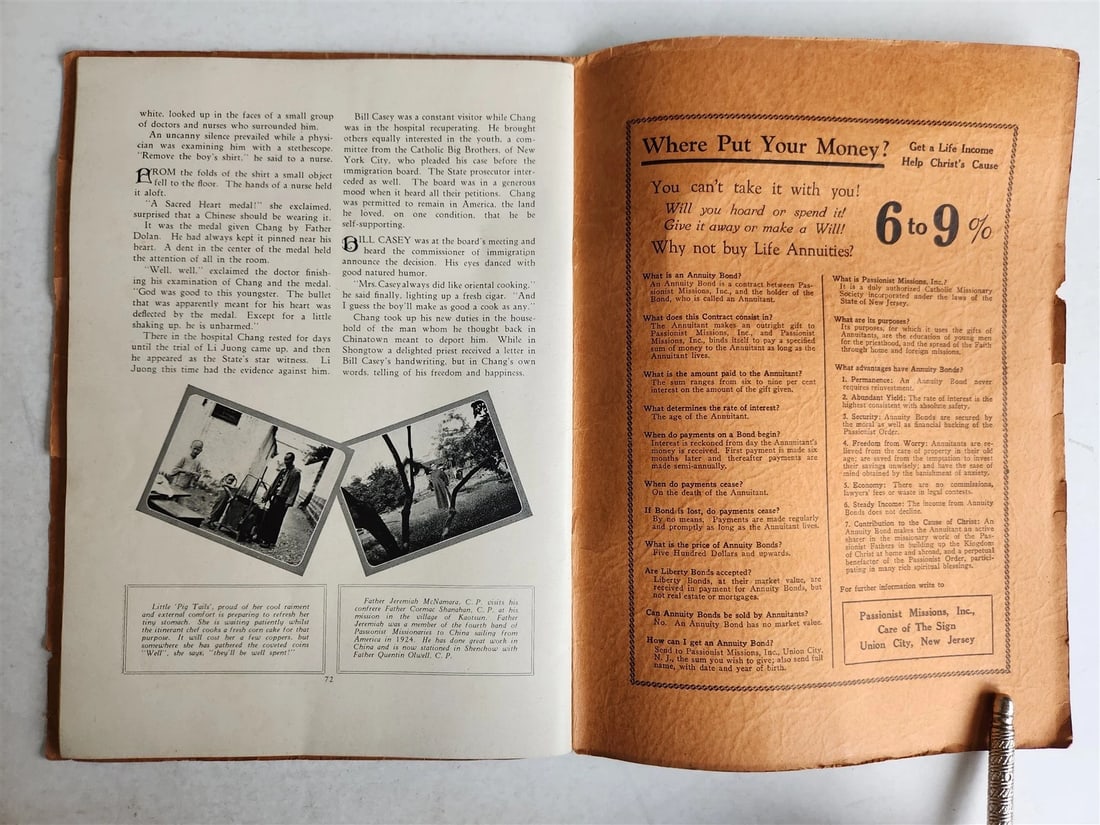 1925 EYES EAST INTERESTING FACTS ABOUT CHINA antique ILLUSTRATED printed in USA - 3