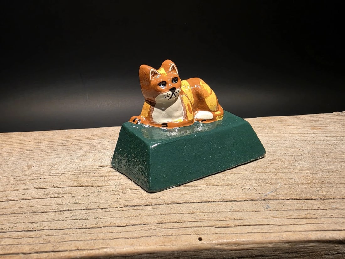 Cast Iron Cat Door Stop Wedge - 5