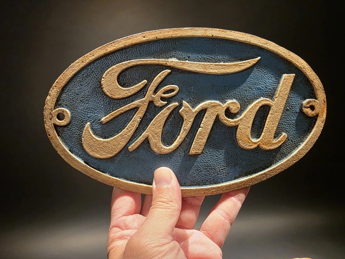 Cast Iron Ford Plaque Sign - 12