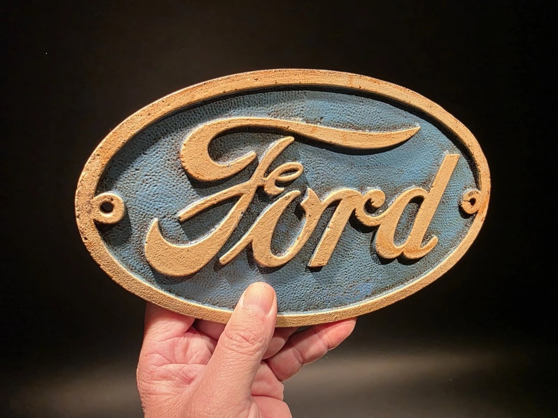 Cast Iron Ford Plaque Sign - 2