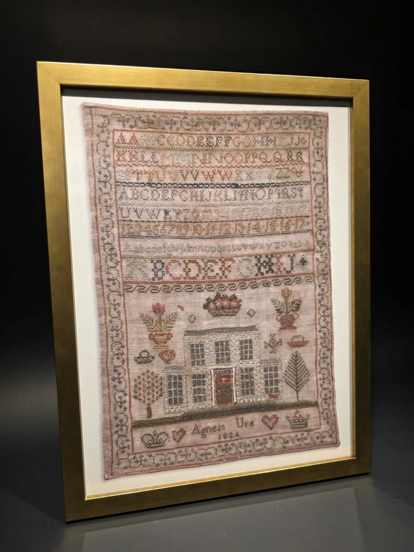 12"x16" PRINT of Alphabet Sampler Framed Wall Art (1 of 7)