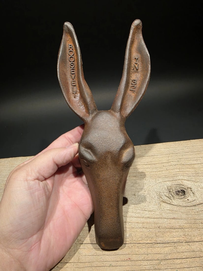 10" Cast Iron Donkey Head Boot Jack - 6