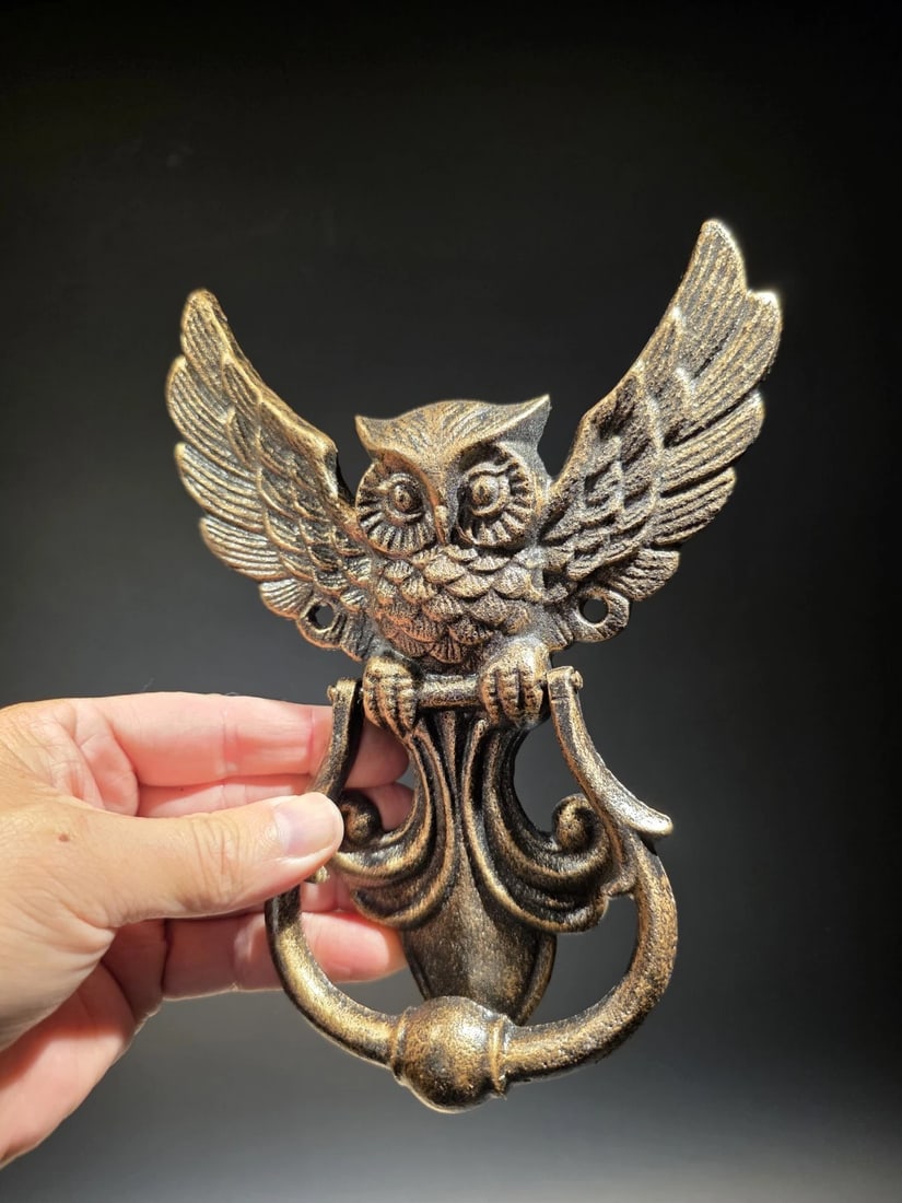 Cast Iron Owl Door knocker - 7