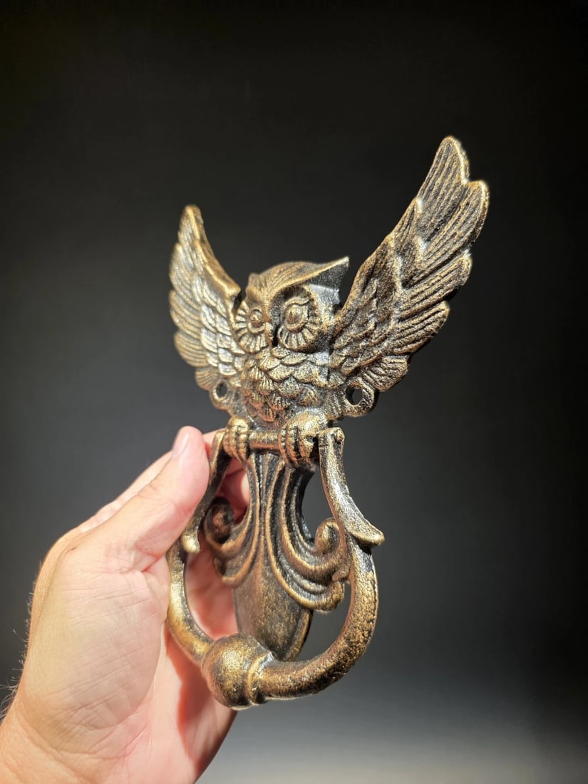 Cast Iron Owl Door knocker - 9