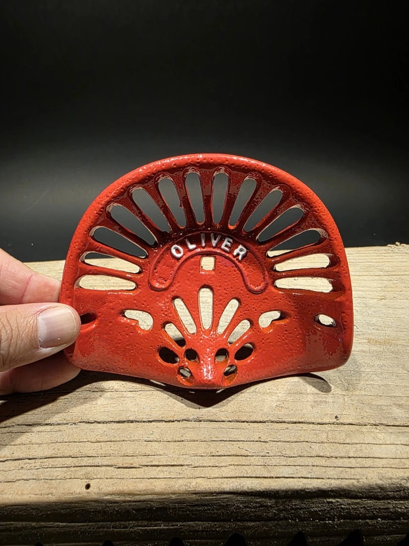 5" Cast Oliver Miniature Tractor Seat Sample - 9