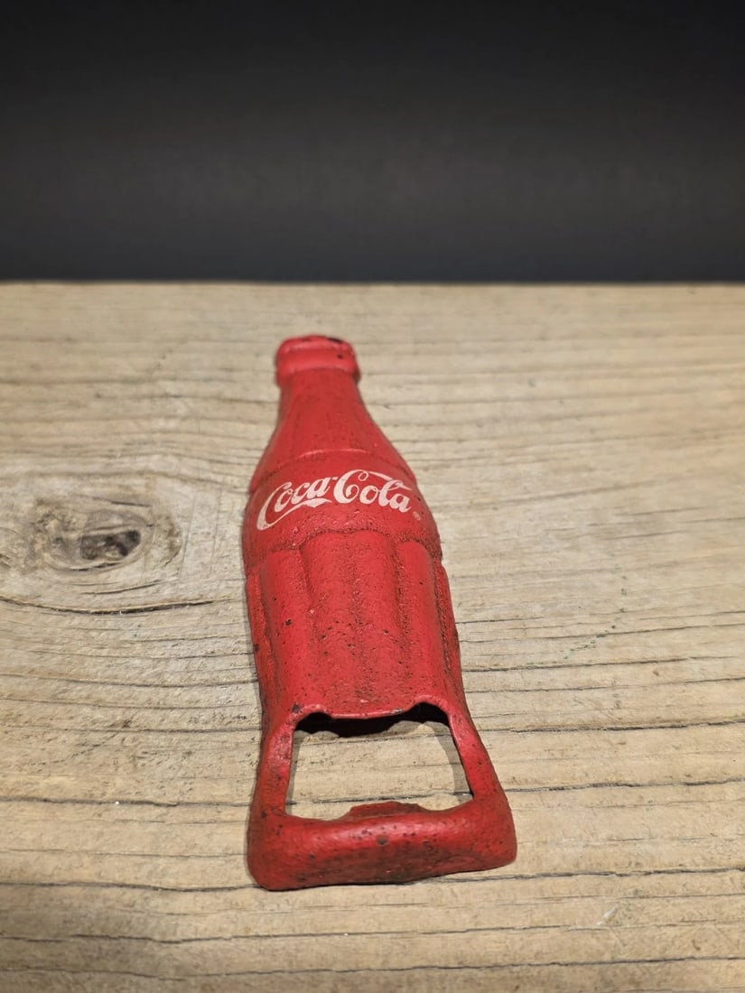 Cast Iron Coca Cola Bottle Opener - 10