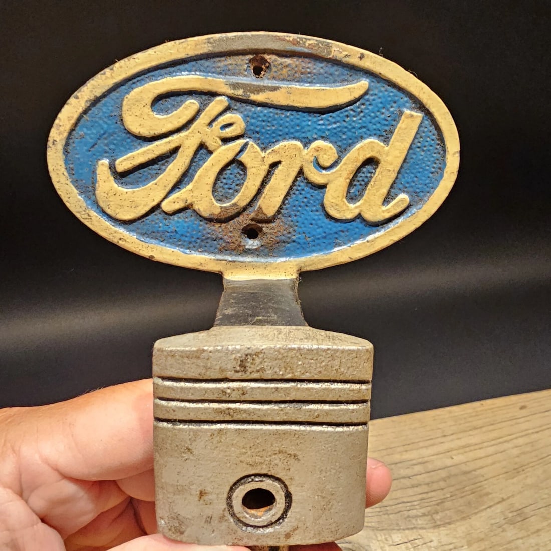 Cast Iron Ford Door Gate Handle - 12