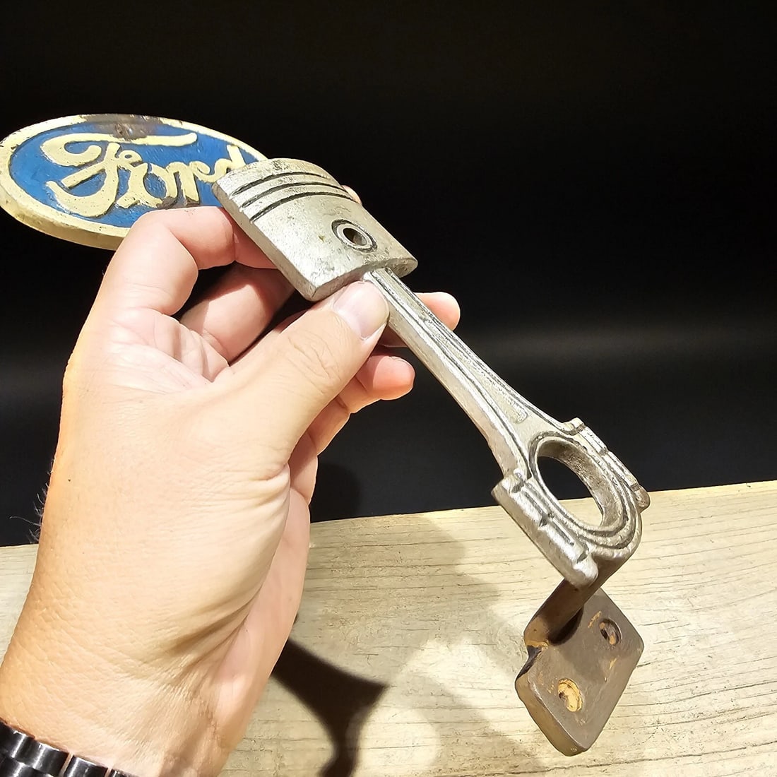 Cast Iron Ford Door Gate Handle - 20