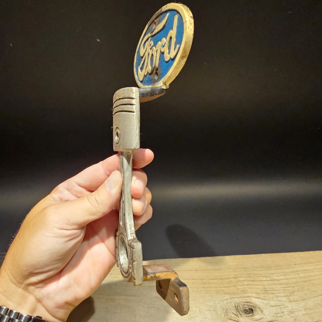 Cast Iron Ford Door Gate Handle - 2