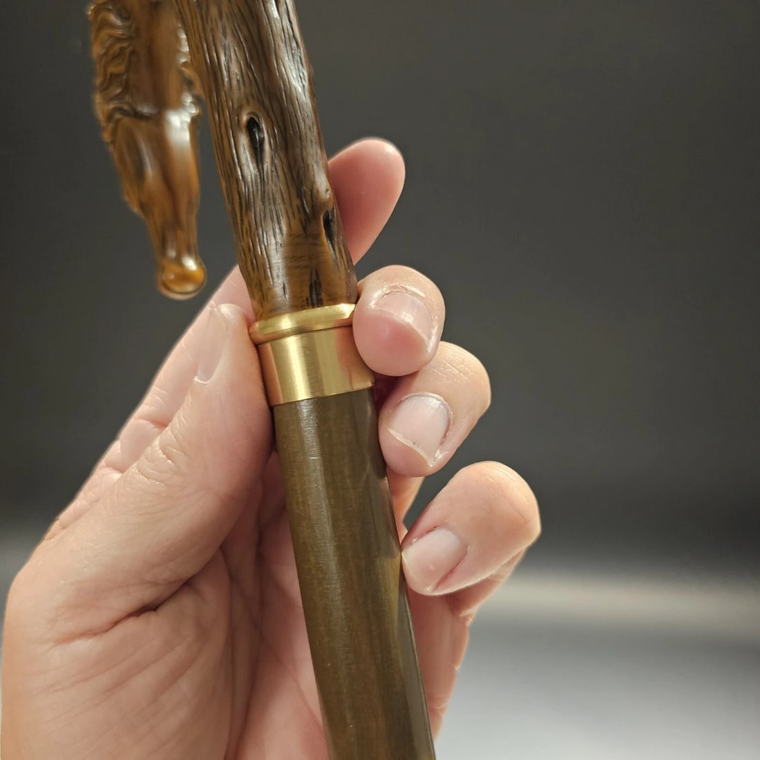 36" Horse Head Walking Stick Cane - 9