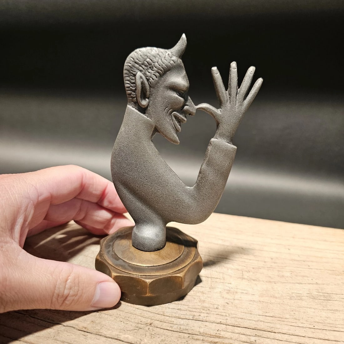 Iron Brass Devil Radiator Cap - 6