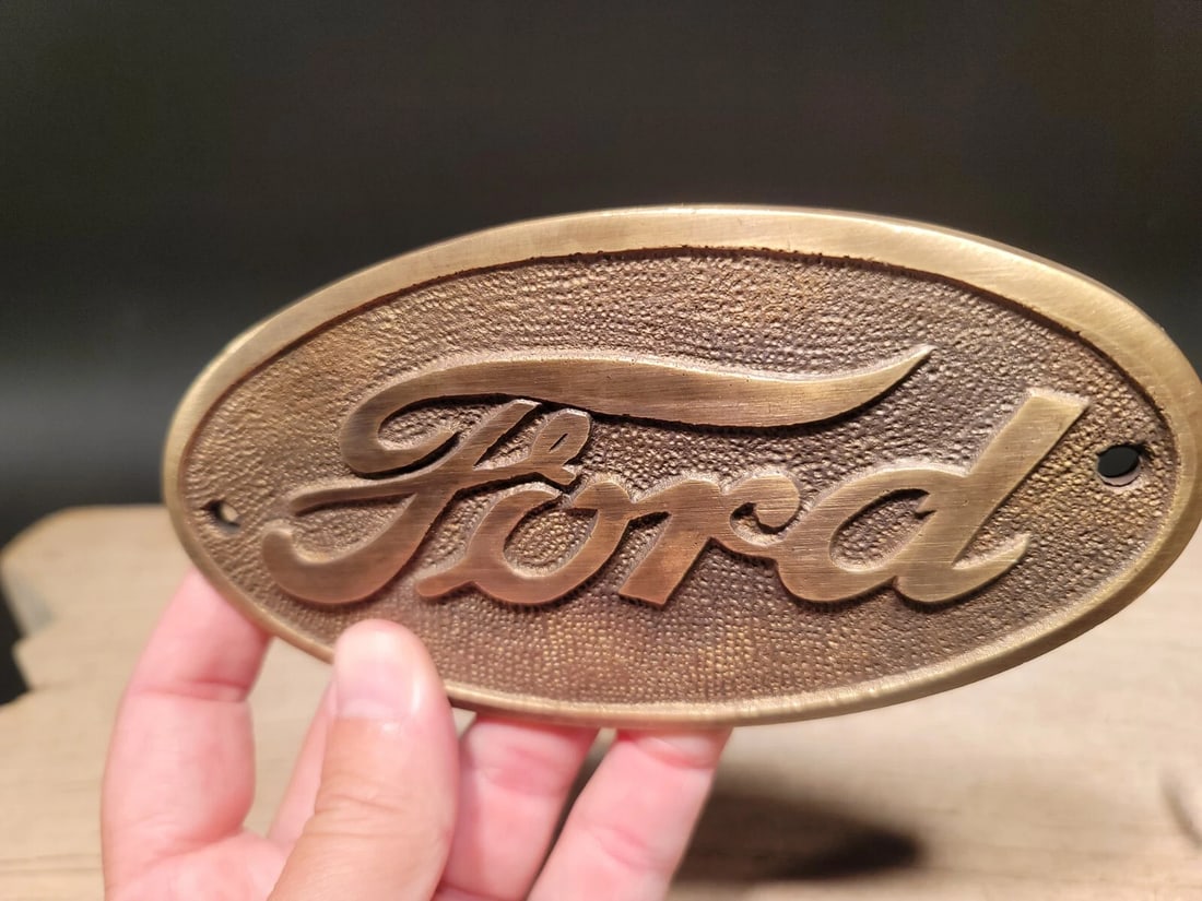 Brass Ford Plaque - 3