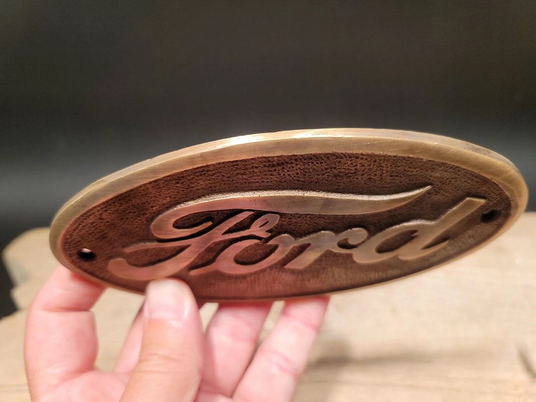 Brass Ford Plaque - 4
