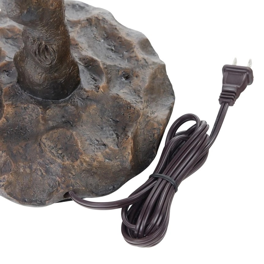 24.5"H Fall Tree Stained Glass Table Lamp - 12