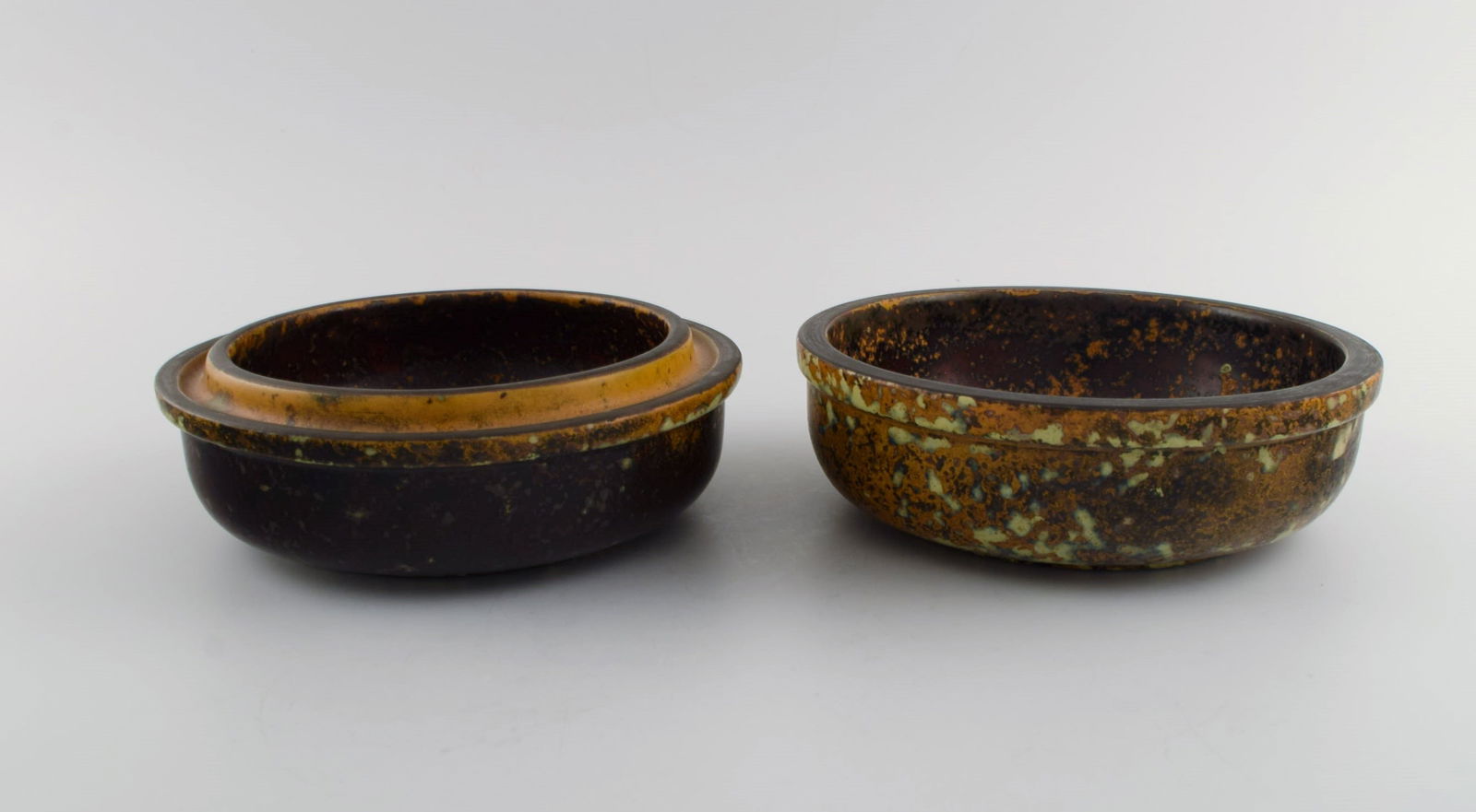 Hans Hedberg (1917-2007), Sweden. Unique lidded jar in glazed ceramics from Hedberg's own workshop - 6