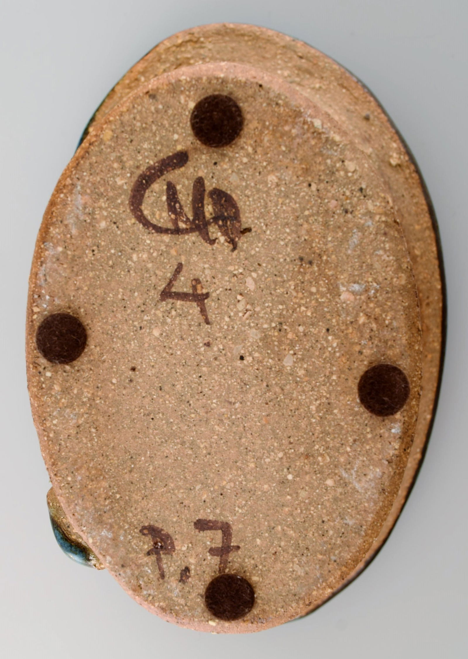 Curt M. Addin (1931-2007) for Glumslöv. Freeform vase in partially glazed stoneware. Beautiful - 6