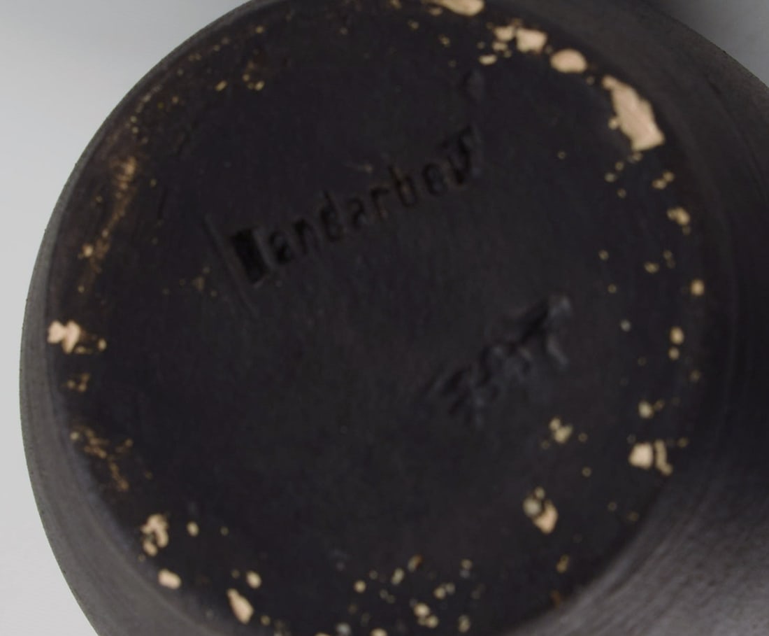 German studio ceramicist. Unique vase in glazed stoneware. 1960 / 70s. - 6