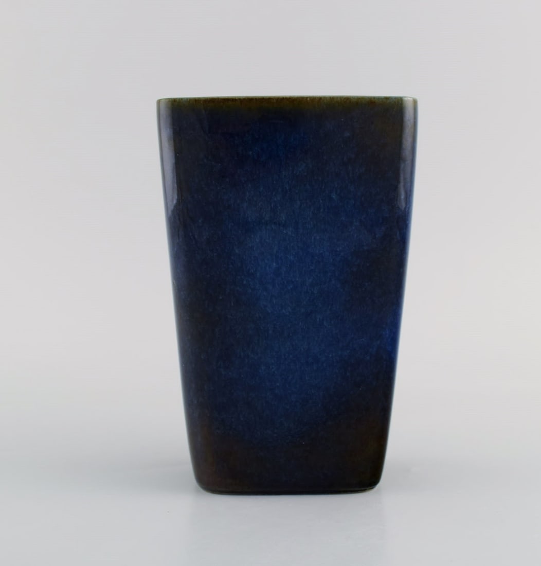 Sven Jonson (1919-1989) Gustavsberg. Two Lagun vases in glazed stoneware. Beautiful glaze in shades - 5