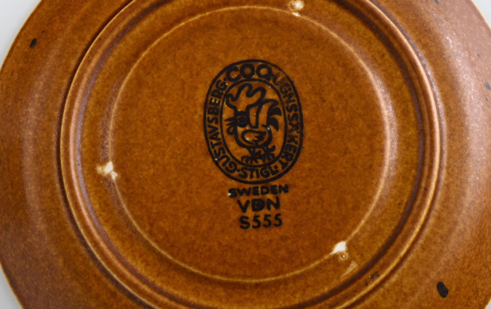 Stig Lindberg for Gustavsberg. Twelve Coq coffee cups with saucers in glazed stoneware. Beautiful - 7