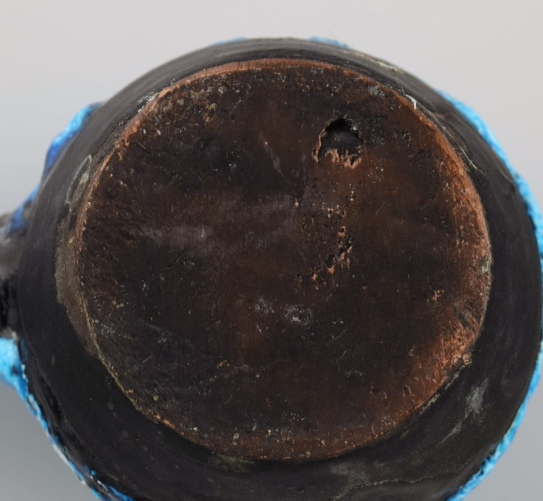 French ceramist. Unique coffee service in glazed stoneware. Beautiful glaze in light blue shades. - 9