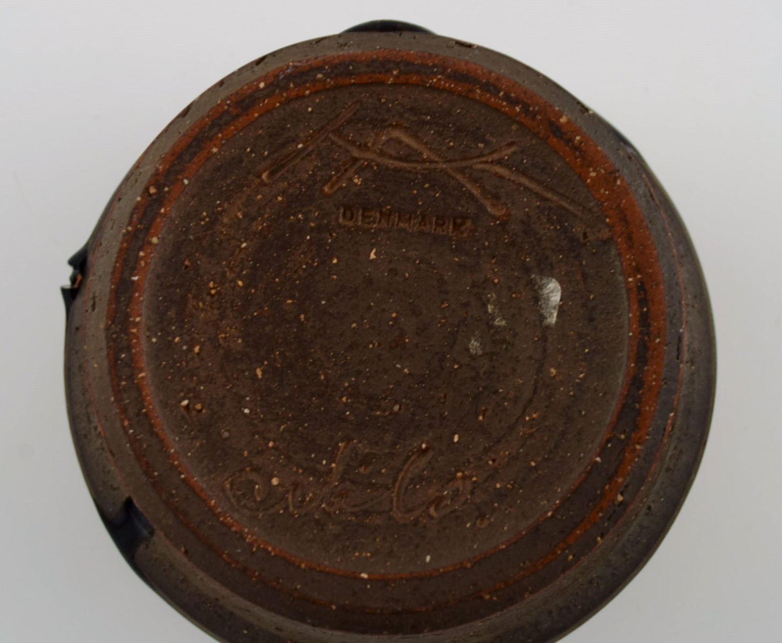 Nils Kähler (1906-1979) for Kähler. Vase in partially glazed stoneware. Beautiful glaze in - 7