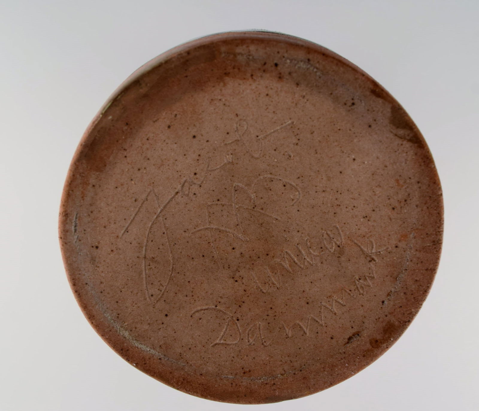 Jacob Bang (1932-2011) for Arne Bang. Large unique vase in glazed stoneware with geometric patterns. - 8