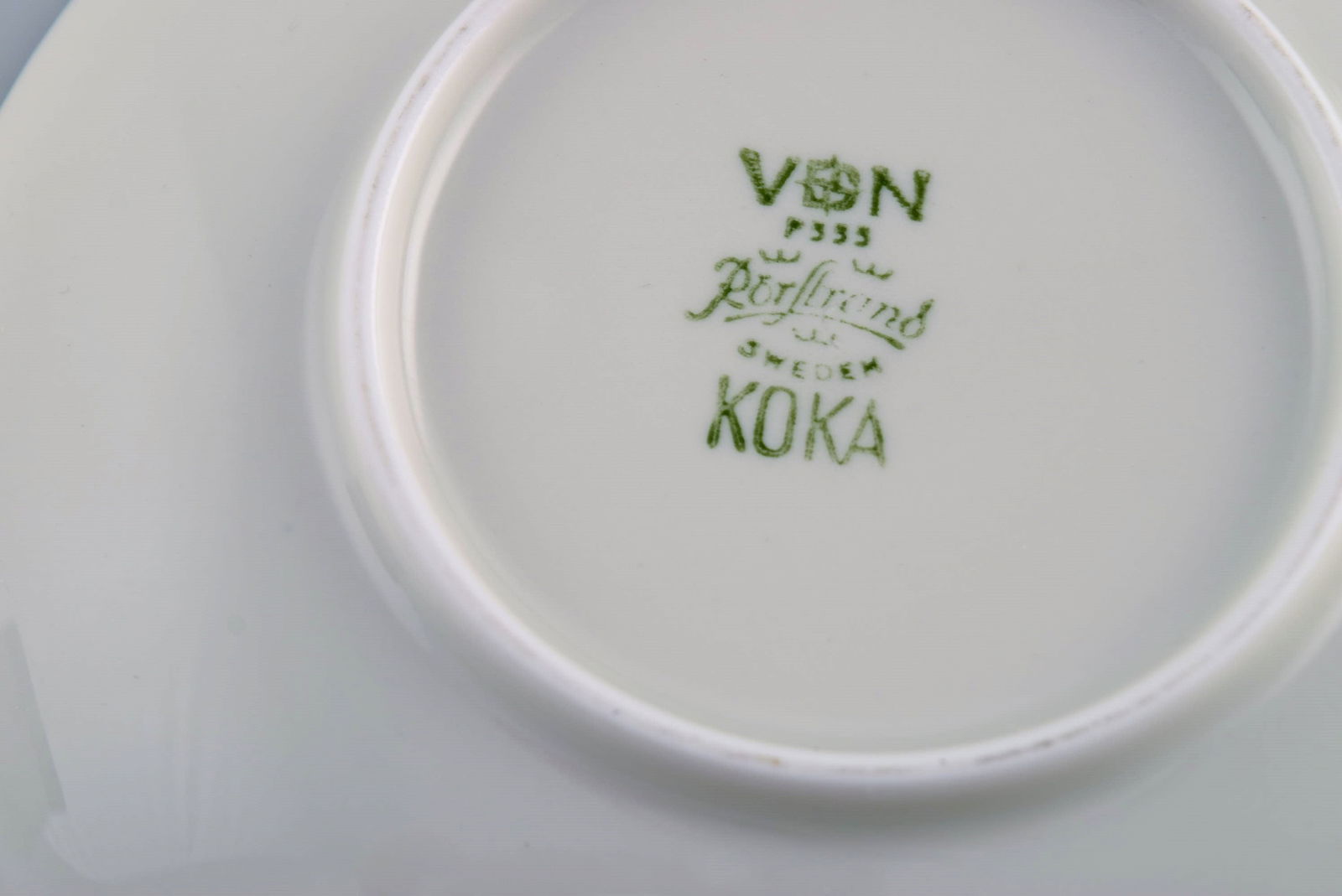 Hertha Bengtsson (1917-1993) for Rörstrand. 10 Koka coffee cups with saucers in glazed - 5