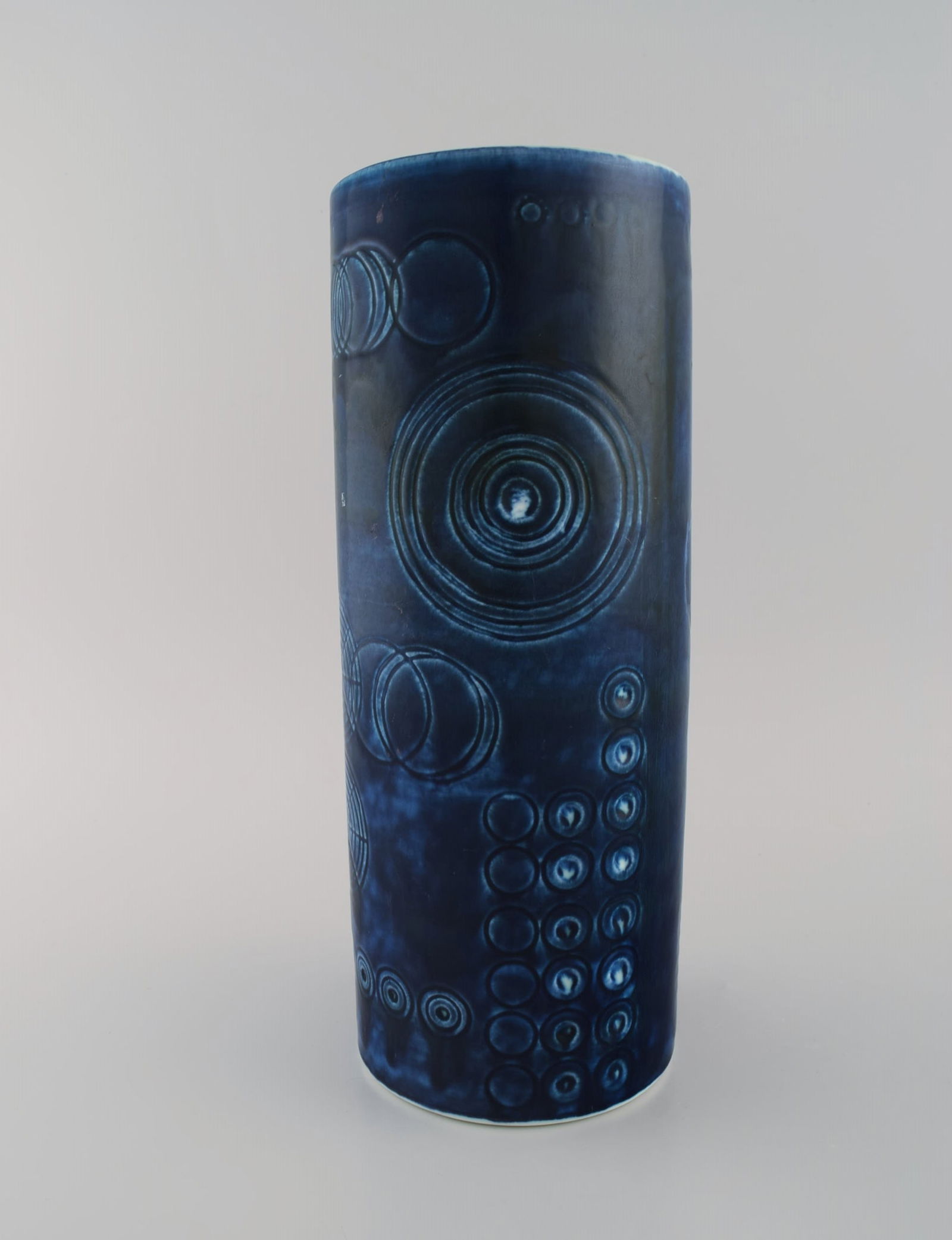 Olle Alberius for Rörstrand. Two large Sarek vases in glazed ceramics. Swedish design, 1960s / - 2