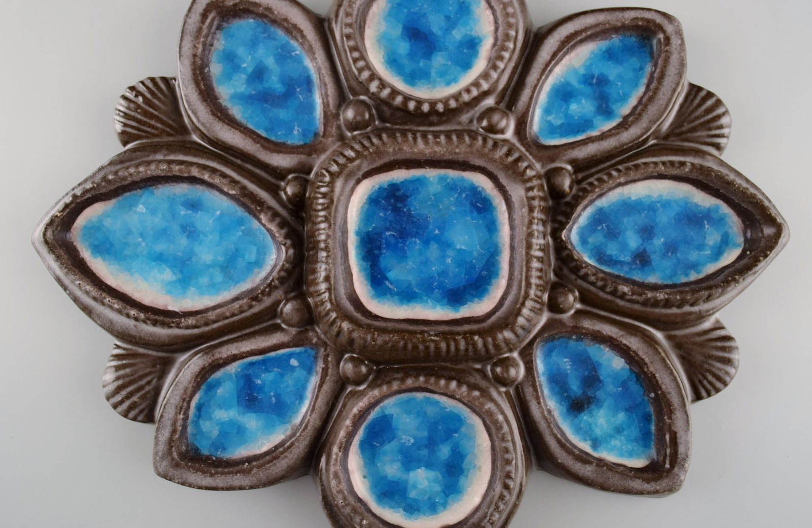 Irma Yourstone for Upsala-Ekeby. Wall plaque in glazed stoneware. 1960s. - 4