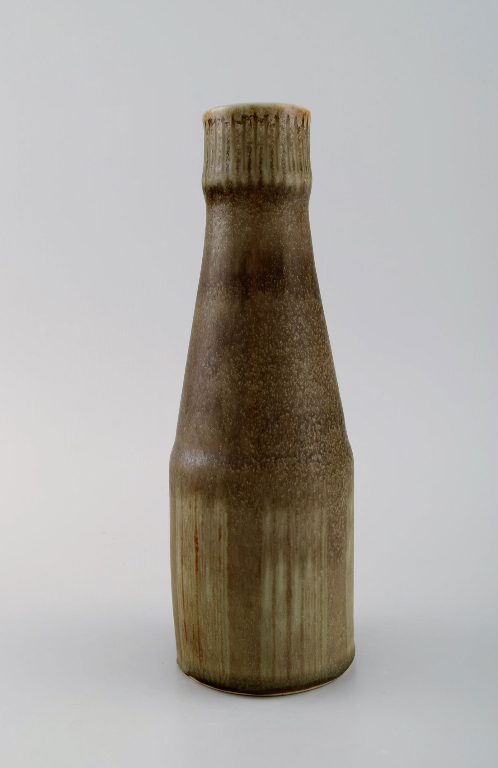 Carl Harry Stålhane (1920-1990) for Rörstrand. Vase in glazed ceramics. Beautiful glaze in - 2