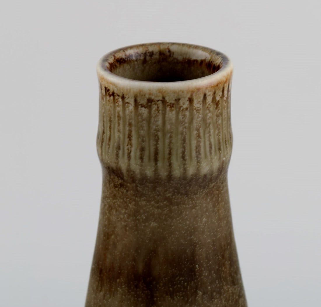 Carl Harry Stålhane (1920-1990) for Rörstrand. Vase in glazed ceramics. Beautiful glaze in - 3