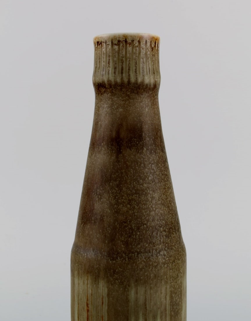 Carl Harry Stålhane (1920-1990) for Rörstrand. Vase in glazed ceramics. Beautiful glaze in - 4