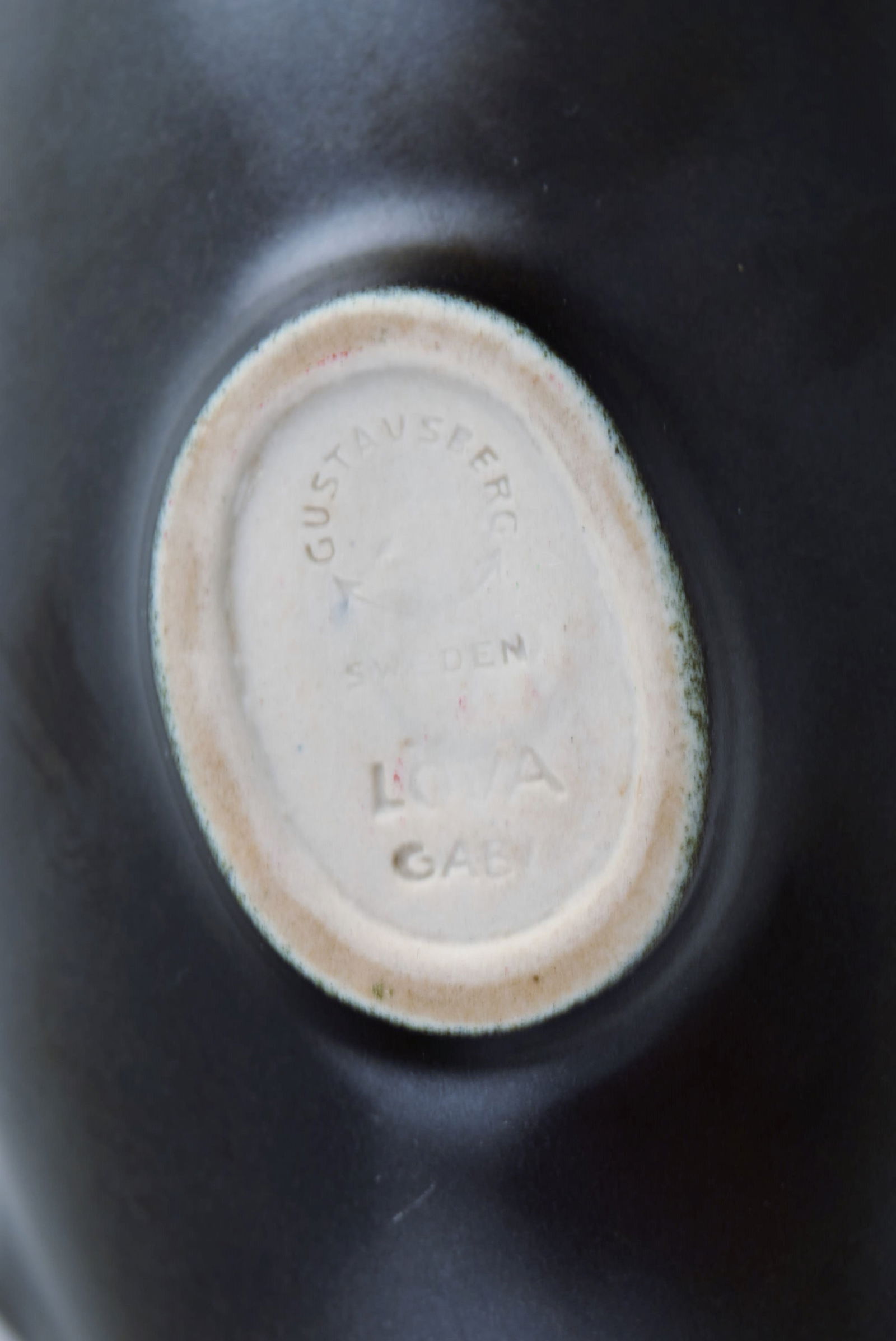 LÖVA - Gustavsberg - Gabi Citron-Tengborg. Bowl in glazed ceramics. 1960s. - 6