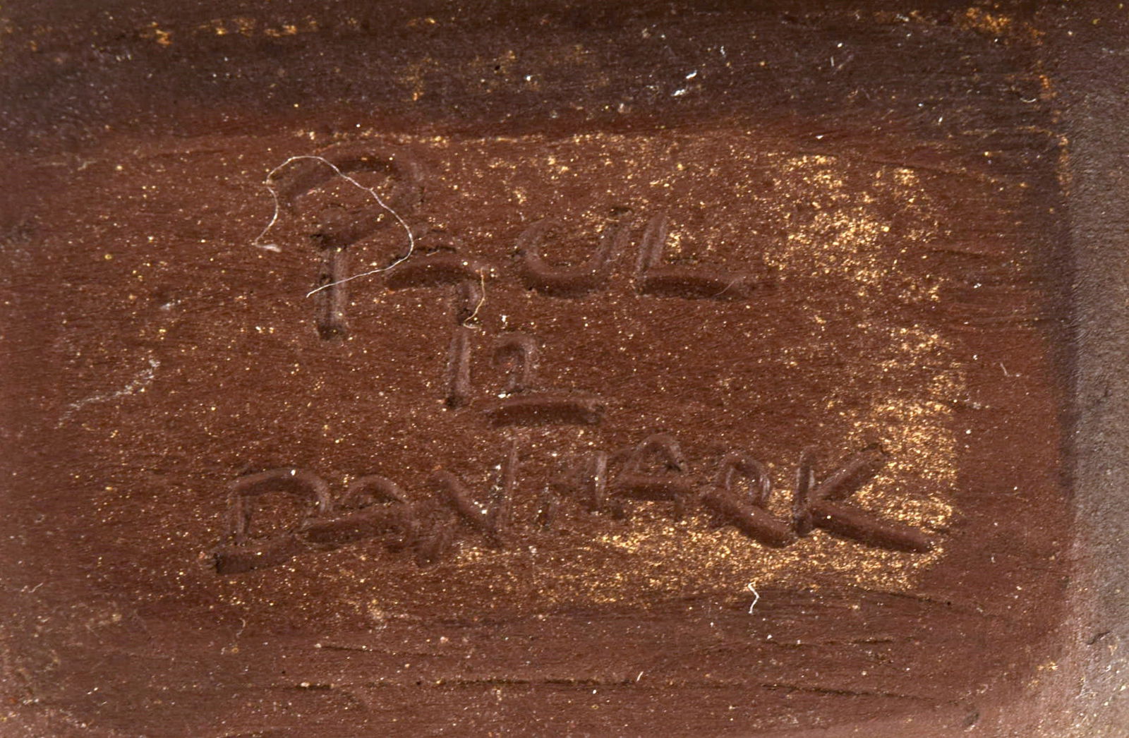 Knut Paul. Seven small bowls in glazed stoneware. Beautiful polychrome glaze. Mid-20th century. - 8