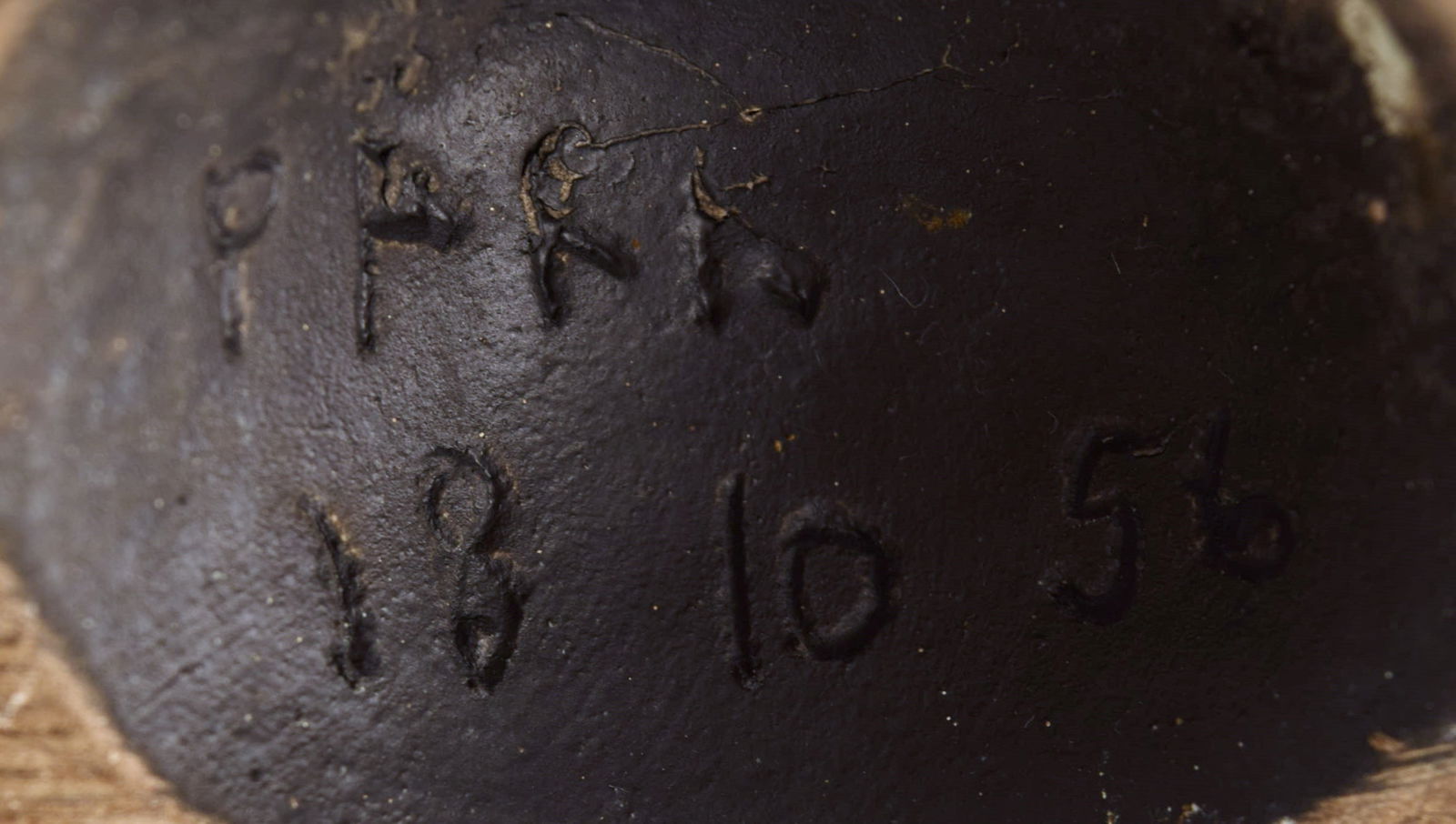Maxime Fillon (1920-2003), France. Giant bowl in glazed stoneware. Beautiful glaze in gray and red - 8