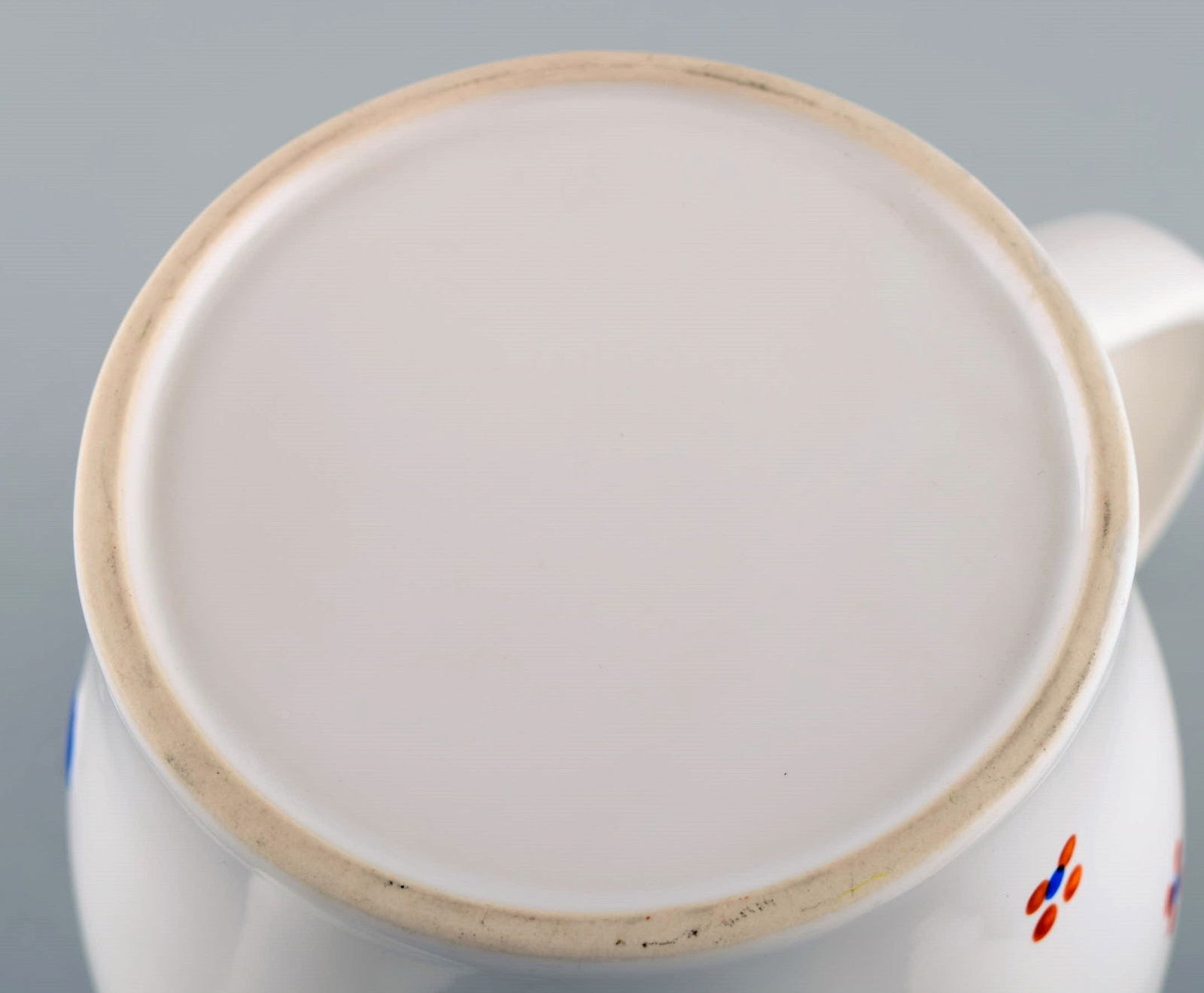 Very rare Lisa Larson "Elephant teapot" from her own workshop. Hand painted, elephant with seated - 7