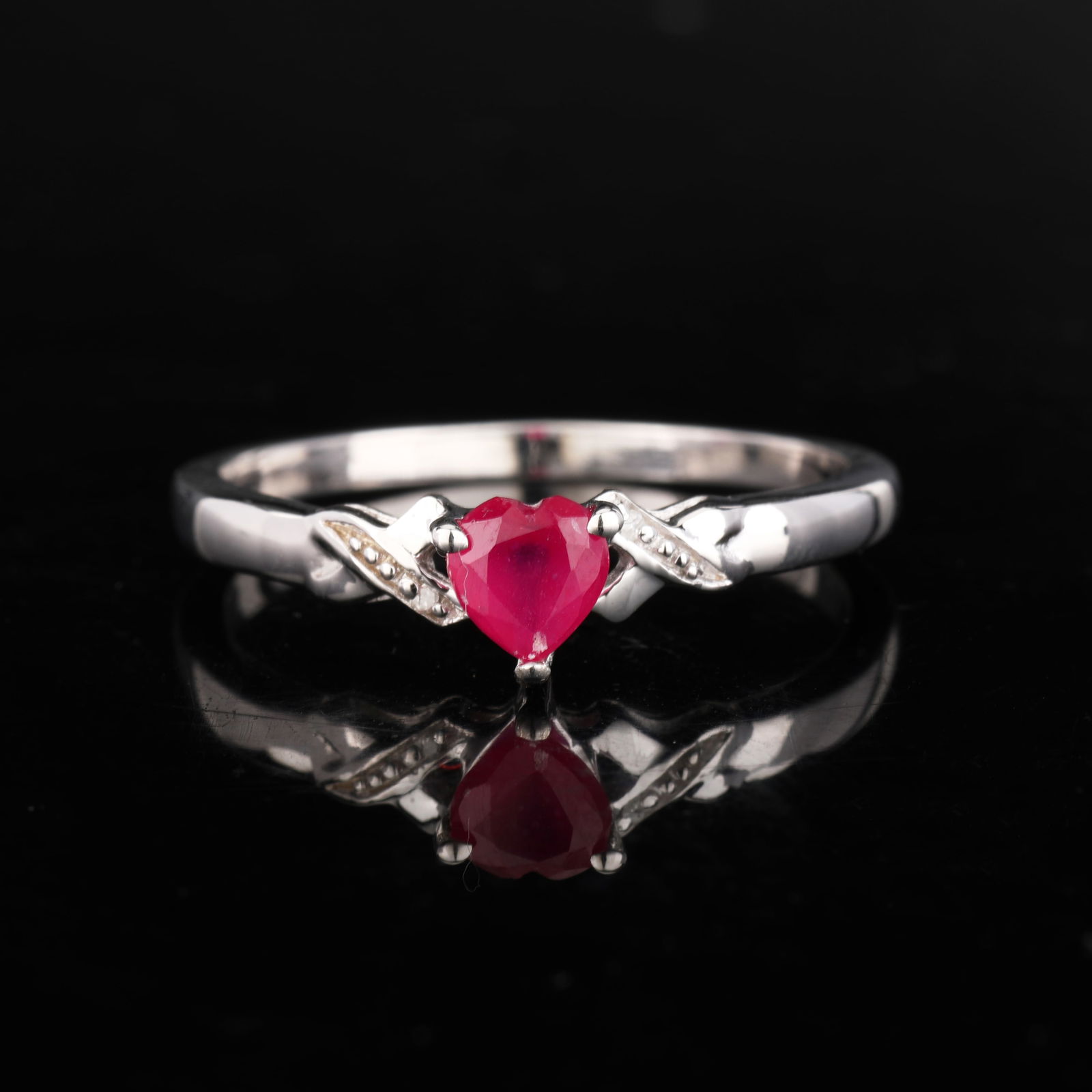 Ring: BKK Ruby Heart Shape 5.00mm - 5