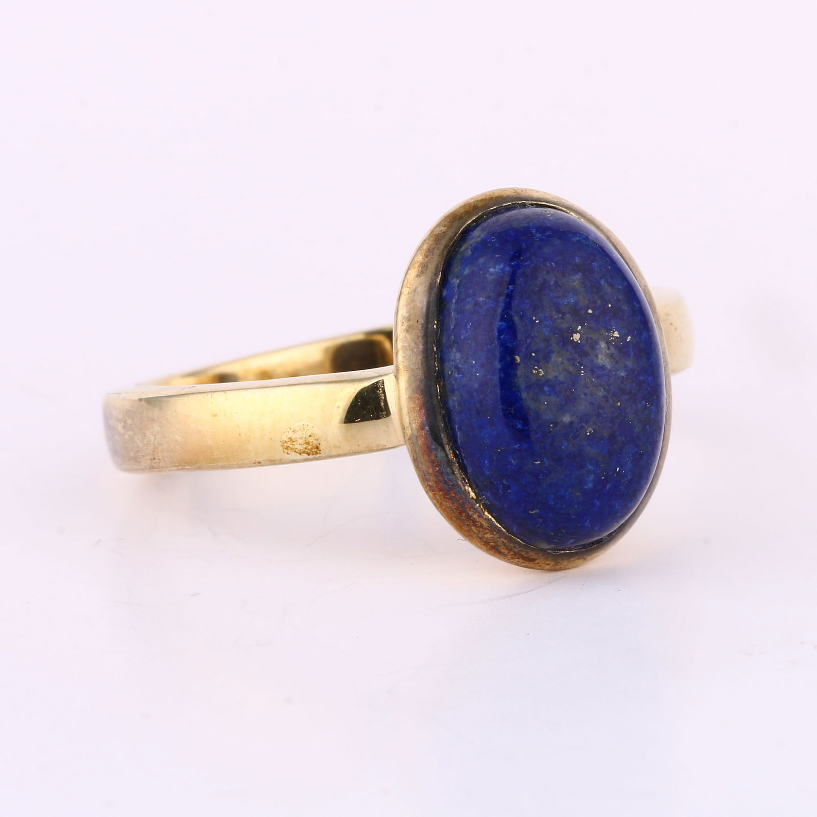 Ring: Lapis CAB Oval 14x10mm - 4