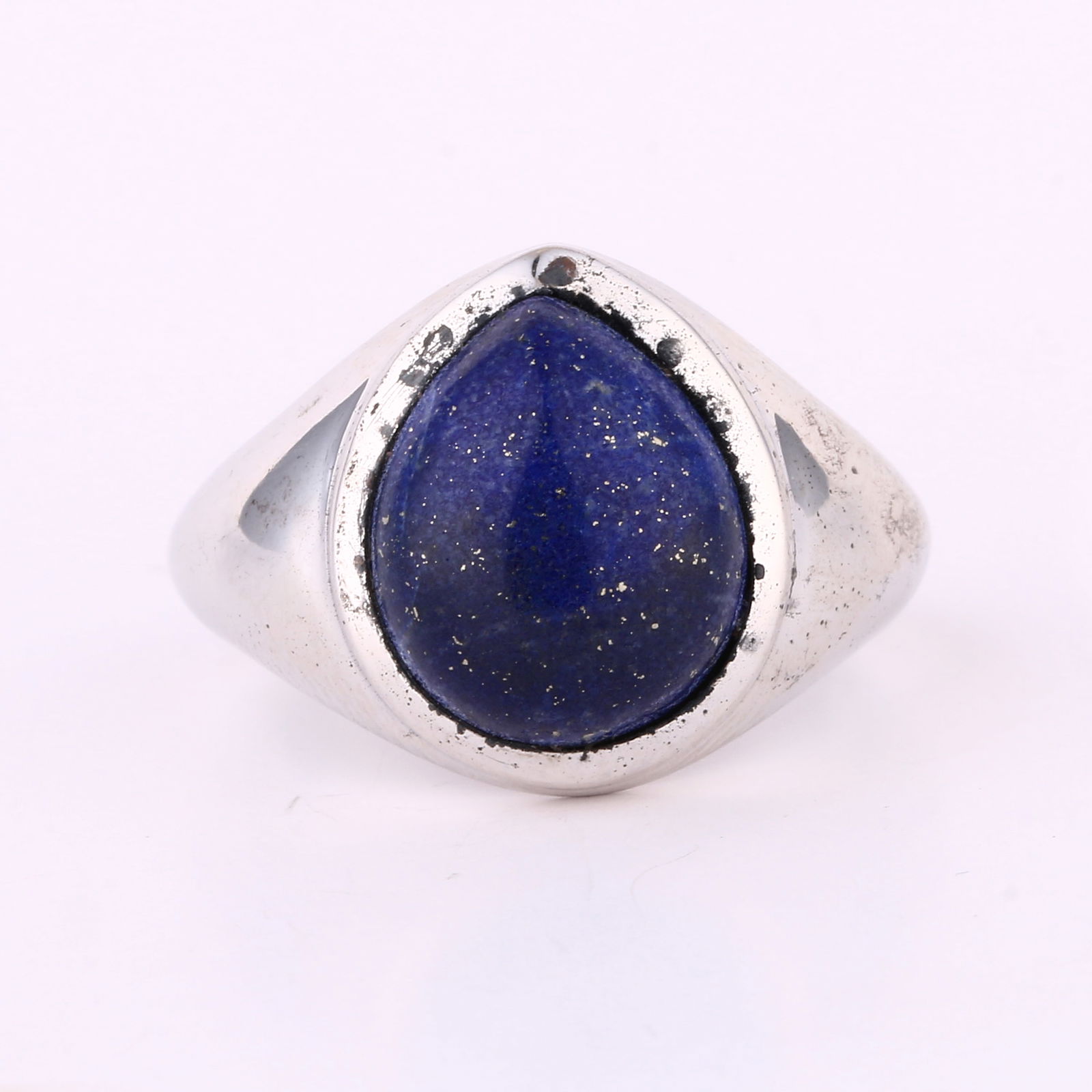 Ring: Lapis CAB Pears 12x10mm - 3