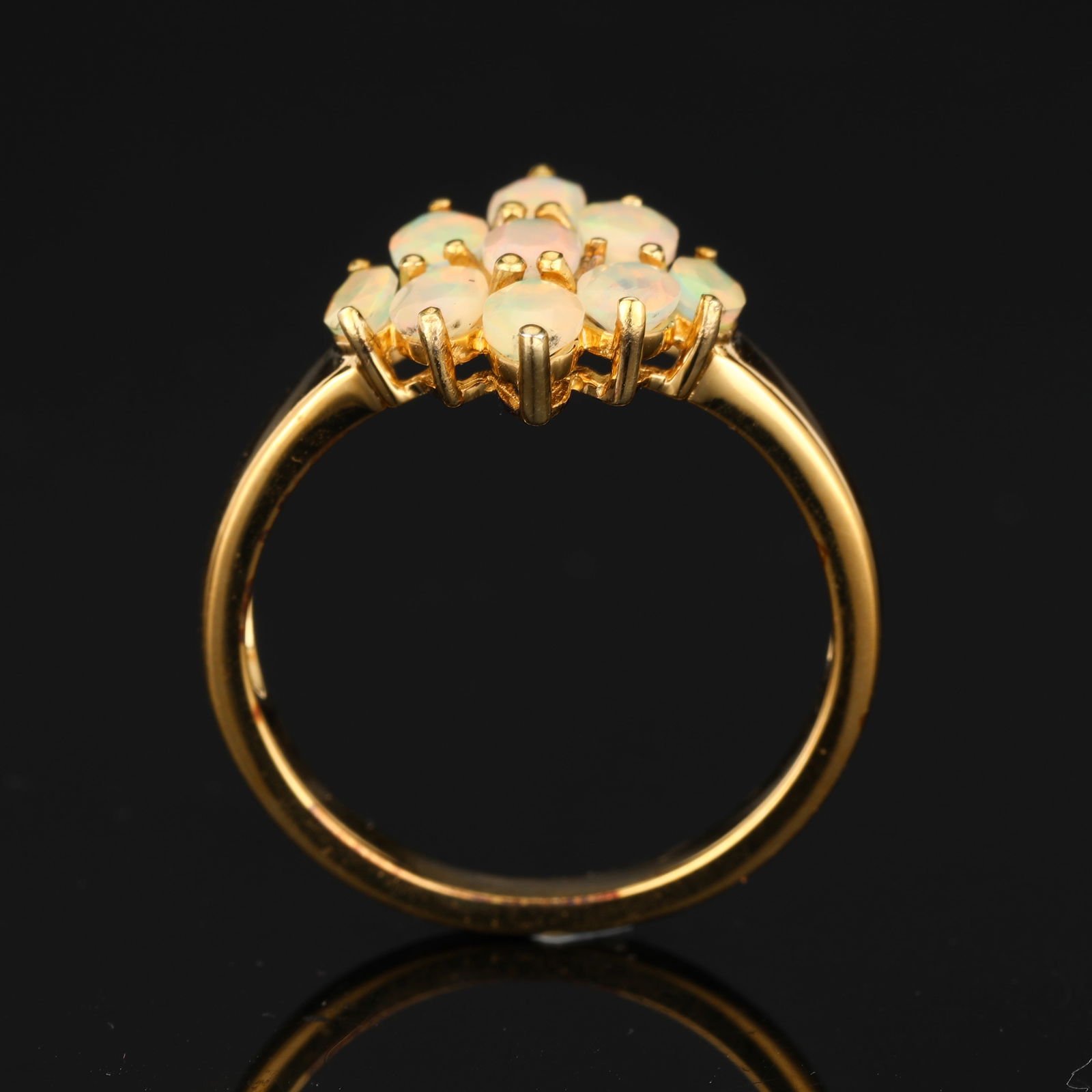 Ring: Ethiopian Opal Oval 5x3mm - 2