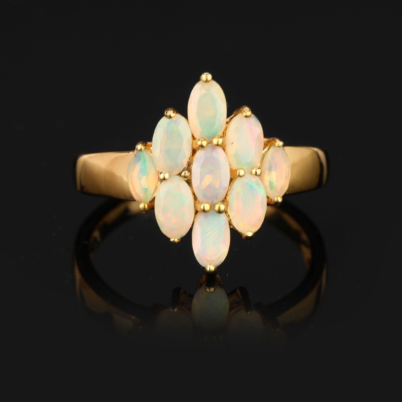 Ring: Ethiopian Opal Oval 5x3mm - 3