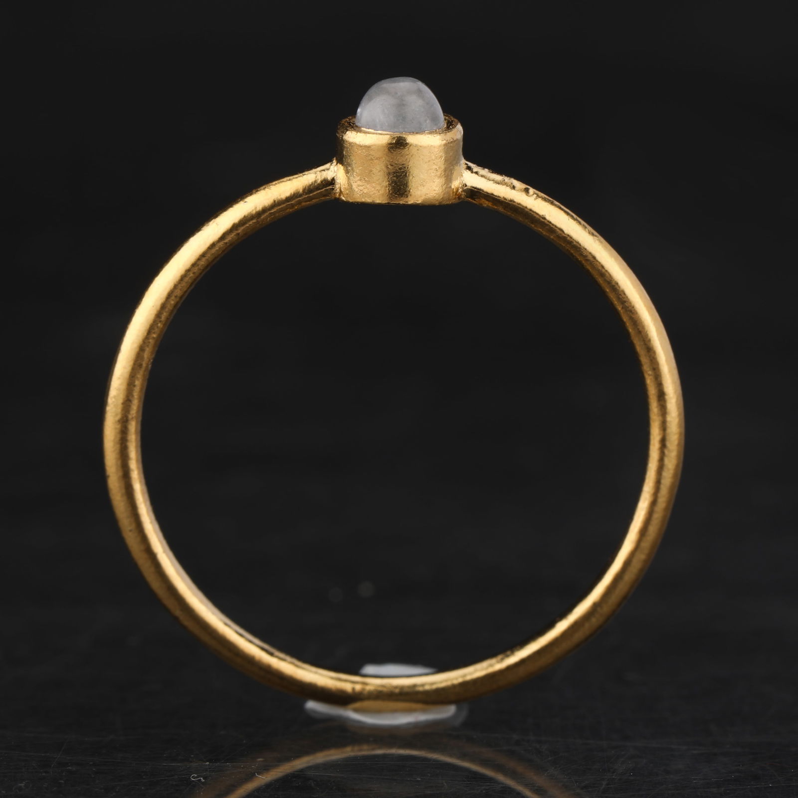 Ring: Labradorite CAB Round 3.00mm - 2