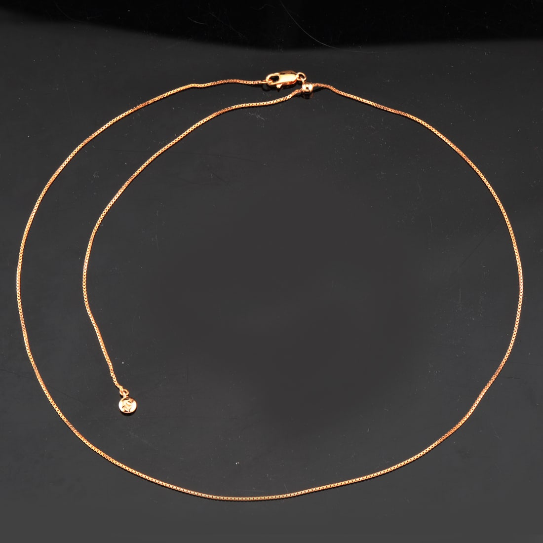 Adjustable chain: KARIZIA VEGD 015 SLD AD with silicon slider lock, thickness 0.70 MMmm: No Reserve! Title: Adjustable chain: KARIZIA VEGD 015 SLD AD with silicon slider lock, thickness 0.70 MMmm Description: KARIZIA VEGD 015 SLD AD with silicon slider lock, thickness 0.70 MM