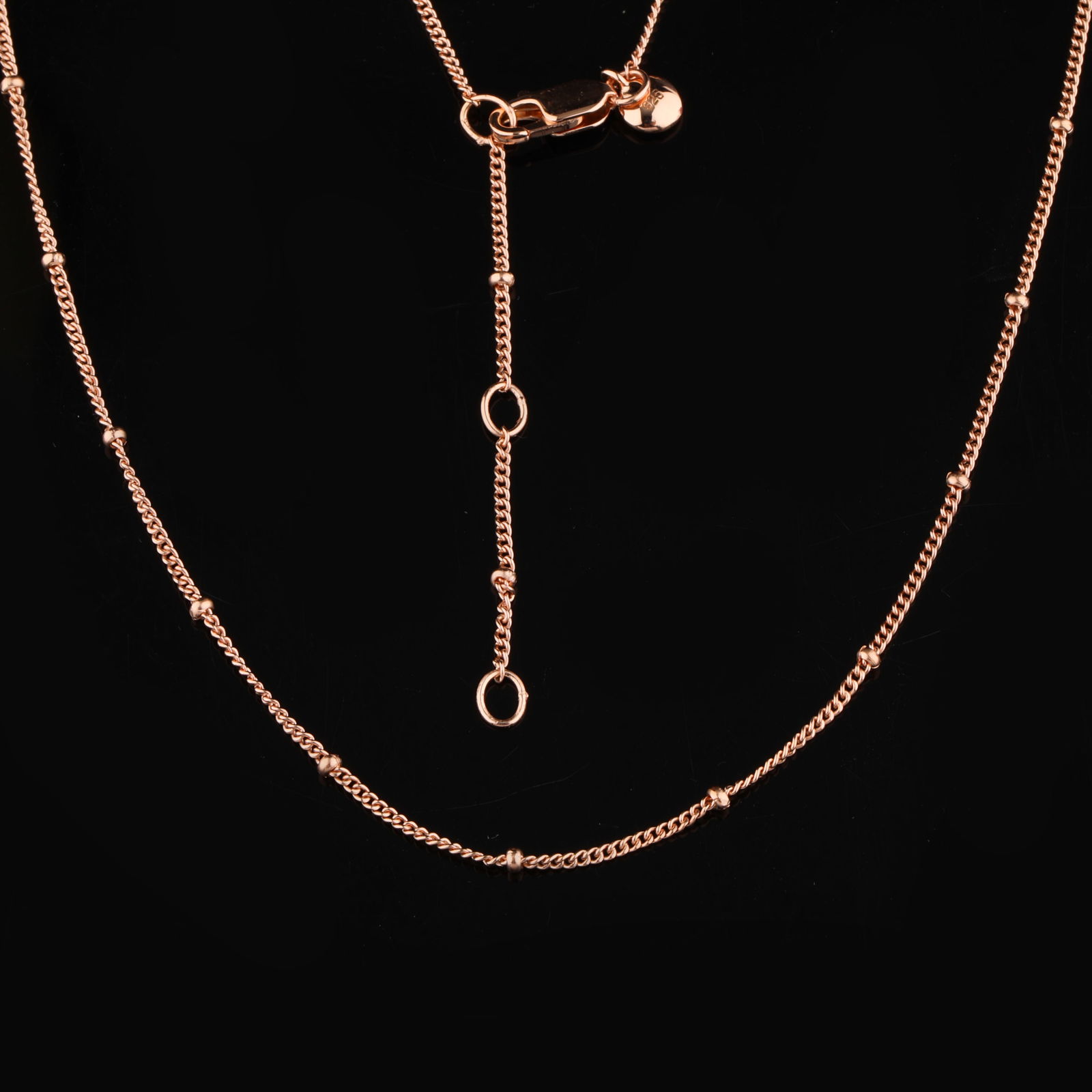 Bobble chain: Karizia chain (GR NOT DC 1+1 035) with boubles Chain with Tag and a triple extention: No Reserve! Title: Bobble chain: Karizia chain (GR NOT DC 1+1 035) with boubles Chain with Tag and a triple extention 490mm / 520mm / 550mmmm Description: Karizia chain (GR NOT DC 1+1 035) with