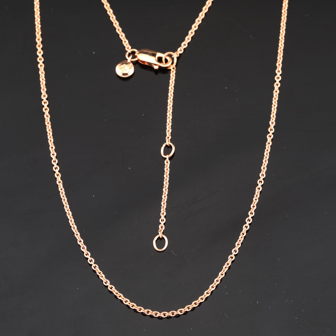 Fine Plain chain: Karizia Rolo Chain (ROLO FTT 030) with Tag and a triple extention 490mm / 520mm /: No Reserve! Title: Fine Plain chain: Karizia Rolo Chain (ROLO FTT 030) with Tag and a triple extention 490mm / 520mm / 550mmmm Description: Karizia Rolo Chain (ROLO FTT 030) with Tag and a triple