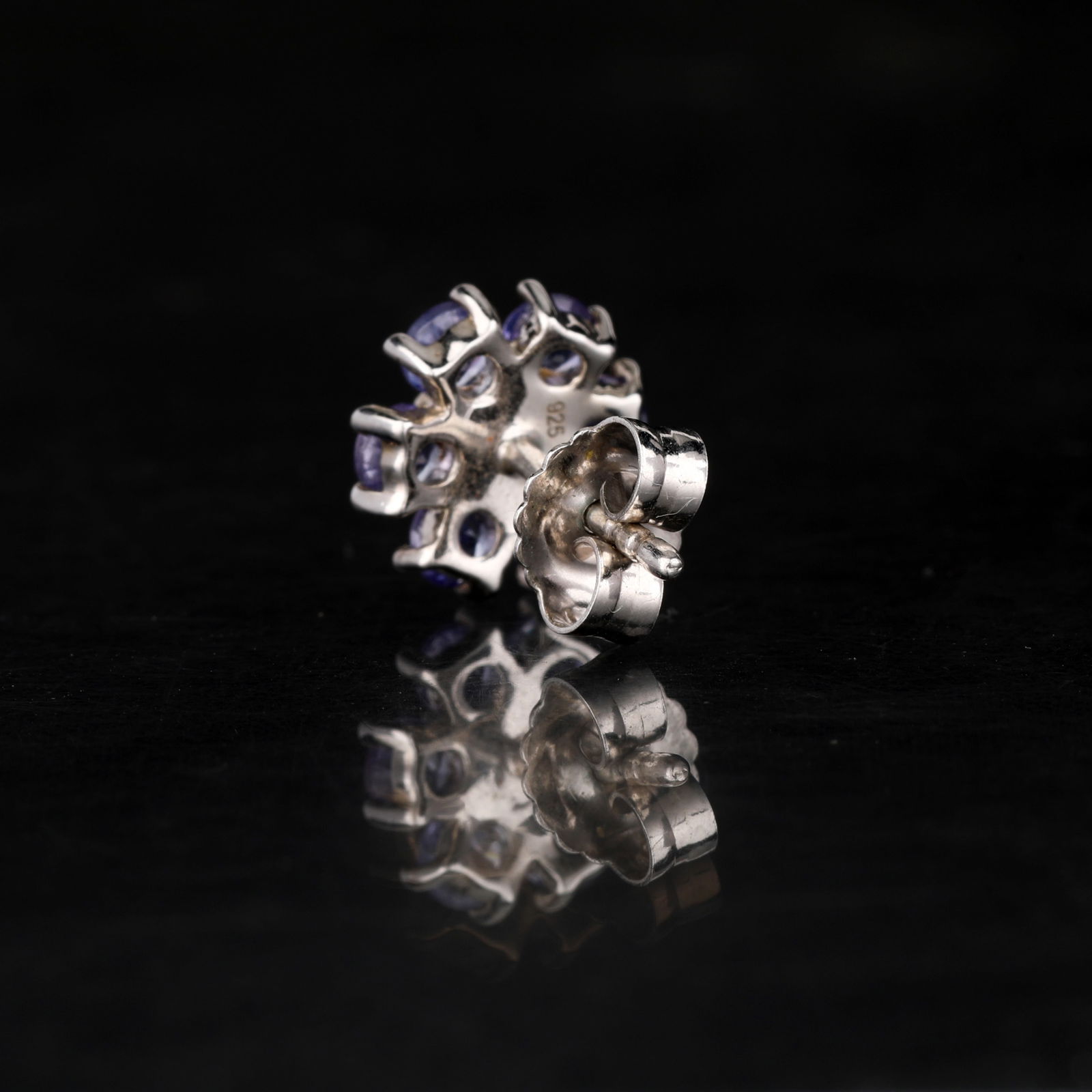 Earrings: Tanzanite (AA) Round 3.00mm - 5